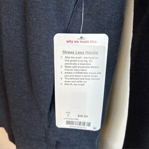 lululemon athletica Stress Less Hoodie - Dark Gray